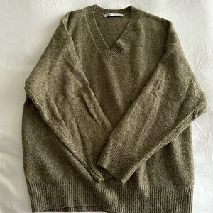 Olive green sweater